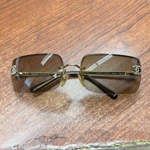 Chanel 4104-B Sunglasses, lightly used, no box, authenticity guaranteed.